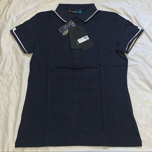 J. Lindeberg Leana Lux Piquet Polo Navy